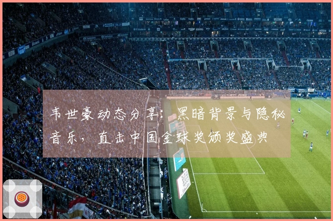 韦世豪动态分享：黑暗背景与隐秘音乐，直击中国金球奖颁奖盛典